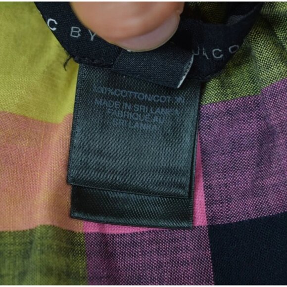 MARC JACOBS RAINBOW PLAID SLEEVELESS DRESS - Picture 7 of 7